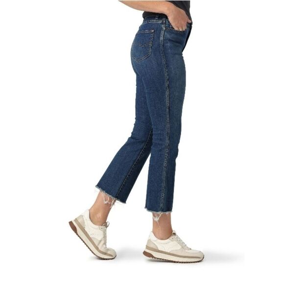 Lee Women's Kick Flare Denim Jeans Pants Size 10 M - Picture 7 of 10